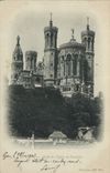 CPA Lyon Abside de l'Eglise de Fourviere 