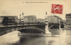 CPA Lyon Pont du Midi sur le Rhone 