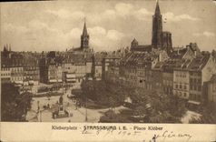 CPA Kleberplatz Strassburg I E 