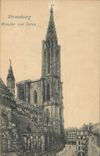 CPA Strassburg Munster von Osten 