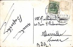 CPA Strasbourg eglise Protest de la garnison 