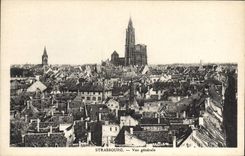 CPA Strasbourg vue generale 