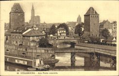 CPA Strasbourg aux Ponts couverts 