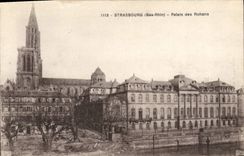 CPA Strasbourg Bas Rhin palais des Rohans 