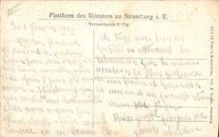 CPA Strassburg vue prise de la cathedrale 