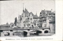 CPA Strasbourg ecole superieure de filles 