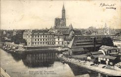 CPA Strassburg vue prise de la Germania 
