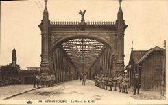 CPA Strasbourg le pont de kehl 