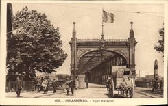 CPA Strasbourg pont du Rhin 