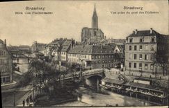 CPA Strasbourg vue prise du quais des pecheurs 