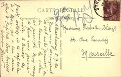 CPA Strasbourg cathedrale et rue Merciere 