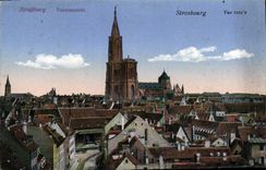 CPA Strasbourg vue totale 