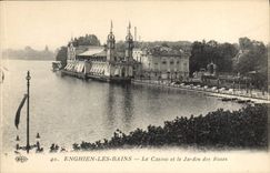 CPA Enghien les Bains le casino et le jardin des Roses 