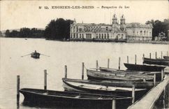 CPA Enghien les Bains Perspective du lac 