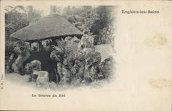 CPA Enghien les Bains la Source du Roi 