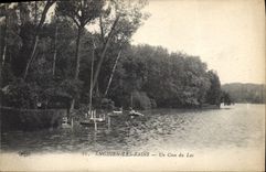 CPA Enghien les Bains un coin du lac 