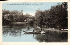 CPA Enghien les Bains le lac de la Princesse 