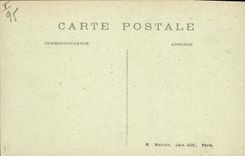 CPA Enghien les Bains le chateau d'Enghien vu du lac