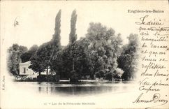 CPA Enghien les Bains lac de la Princesse Mathilde 