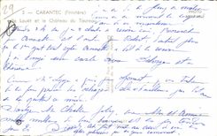 CPA Carantec Finistere l'Ile et le chateau du Taureau