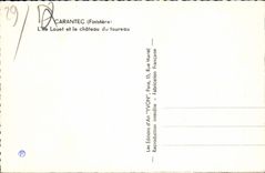 CPA Carantec Finistere l'Ile Louet et le chateau du Taureau