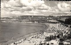CPA Carantec la plage 