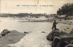 CPA Carantec Finistere la plage du Kelenn 