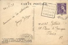 CPA N D de Liesse le Sanctuaire le retable la colonnade de jaspe et l'aro triomphal sont l'ex Voto d