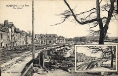 CPA Soissons le port 
