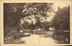 CPA Villennes sur Seine Bords de Seine le Vieux pont 