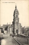 CPA Le Mans eglise St Benoist 