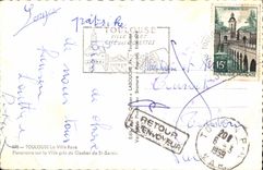 CPA Toulouse la ville Rose panorama sur la ville prise du Clocher de St Sernin 