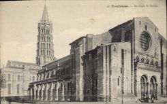 CPA Toulouse Basilique St Sernin 