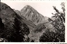 CPA Pic du midi de Bigorre col du Tourmalet vue de la route du Tourmalet 