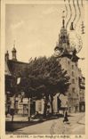 CPA Beaune la place Monge et le Beffroi 
