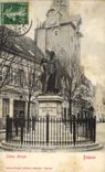 CPA Beaune statue Monge 