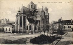 CPA Dijon Eglise Saint Michel Abside 