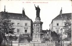 CPA Dijon Statue Saint Bernard 