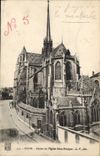 CPA Dijon Anside de l'Eglise Saint Benigne 