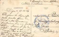 CPA Dijon Caserne Vaillant Miltiaria