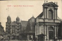CPA Dijon Eglise Notre Dame Bourse du Commerce 