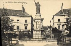 CPA Dijon Statue de  Saint Bernard 