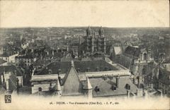 CPA Dijon Vue d'ensemble Cote est 