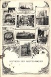CPA Souvenir des Saintes Maries 
