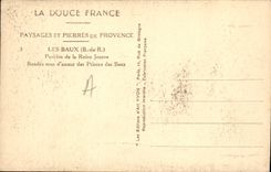 CPA Les Baux B du R Pavillon de la Reine Jeanne rendez vous d'amour des Princes des Baux 
