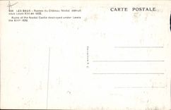 CPA Les Baux Ruines du Chateau feodal detruit sous Louis XIII en 1632 