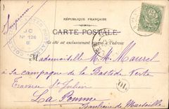 CPA Roquefavour La Route d'Aix 