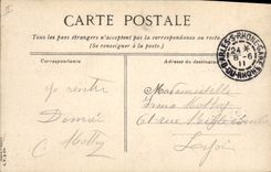 CPA Les Baux Le Chateau vu des Porcelets