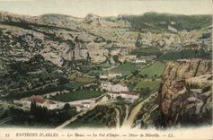 CPA Environs d'Arles Les Baux Le Val d'Enfer decor de Mireille 