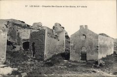 CPA Les Baux Chapelle Ste Claude et Ste Blaise 